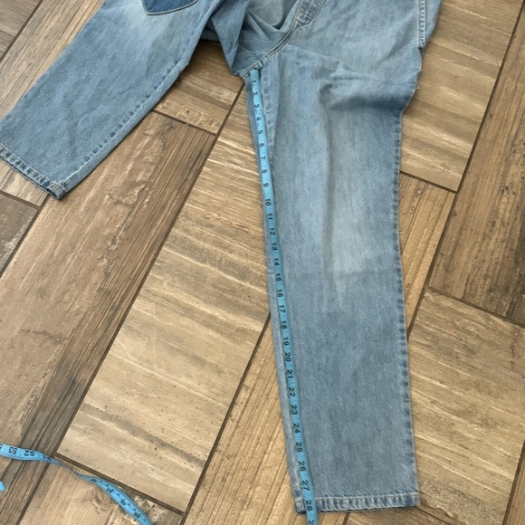 Lee Vintage Modern Denim Jean Union Alls Coveralls Jumpsuit Heart Patch small - Picture 12 of 15